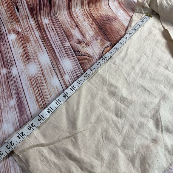 NEW Roxie B 100% Linen Size X Large Tan Crop Capri High Rise Casual Pants 37x22 - Picture 8 of 12